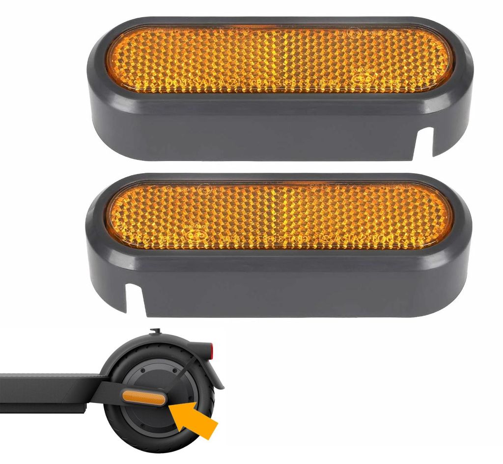 1 Paar Hinterradgabel Abdeckungen + Reflektoren für Xiaomi Produktbild 