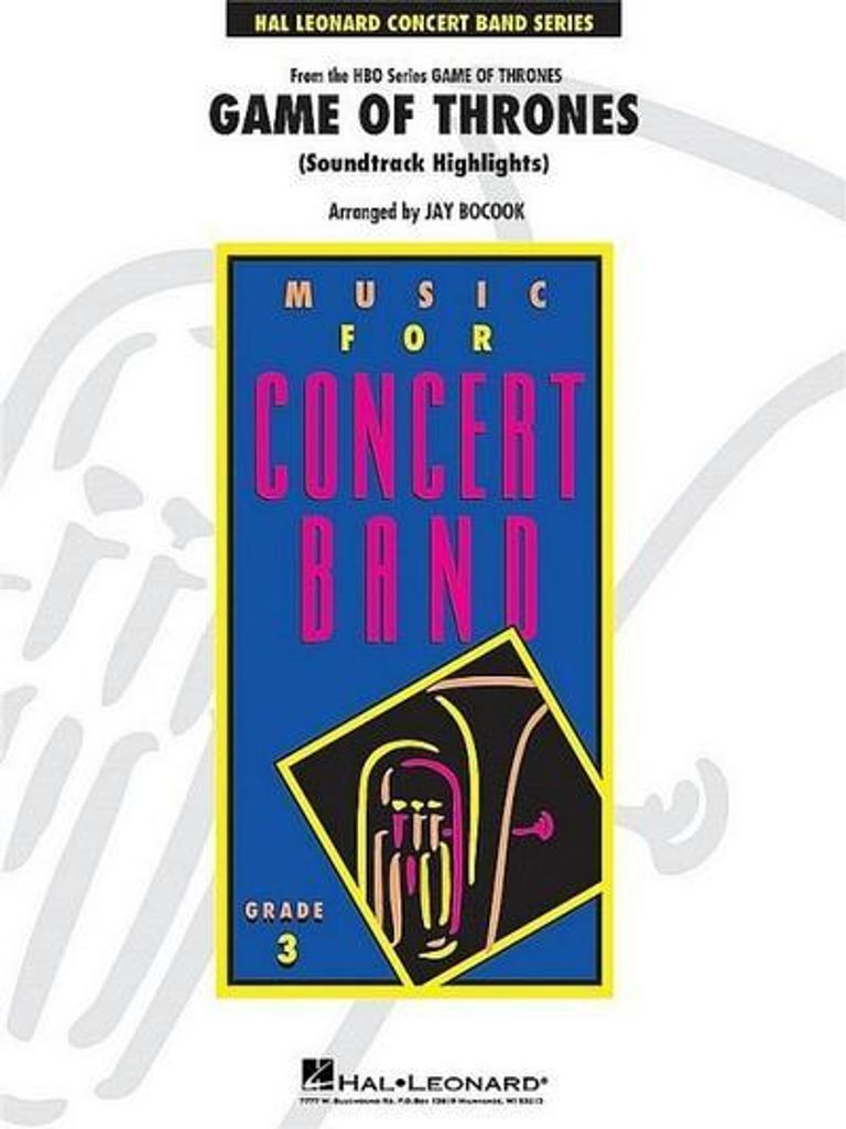 Game of Thrones (Soundtrack Highlights)for concert band