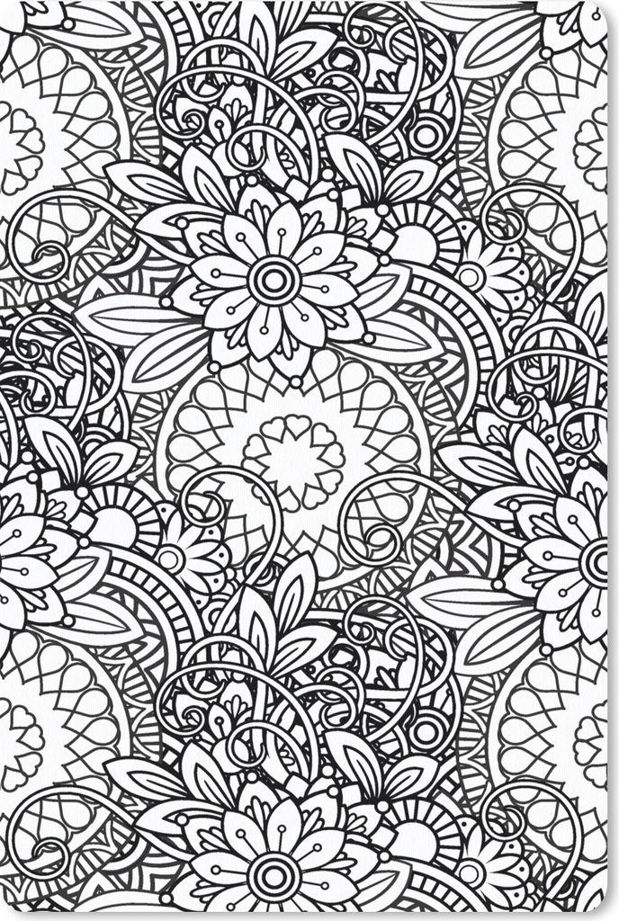 MuchoWow Mauspad Mousepad Mandala - Zentangle - Muster 18x27 cm - Mousepads - Maus Mat - Pad - Mausunterlage