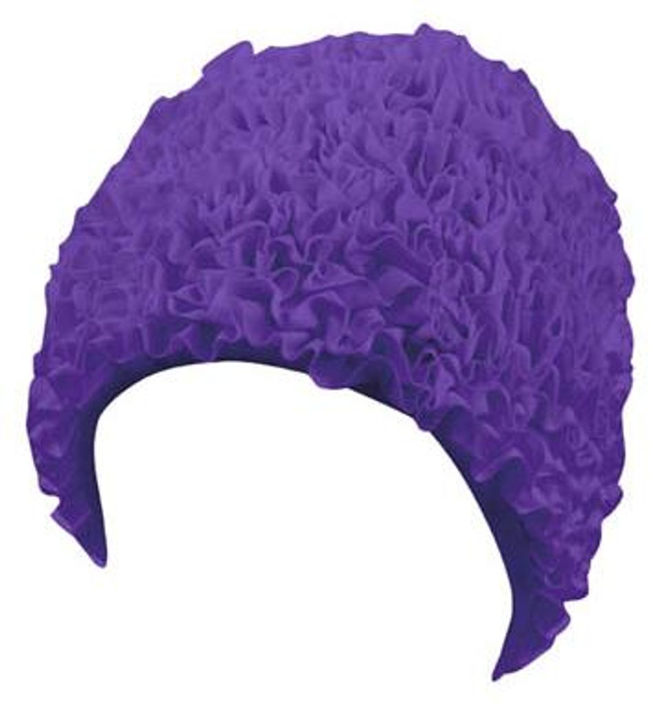 Bonnet de bain à franges Beco pour femme | Tissu | Violet** Image du produit 