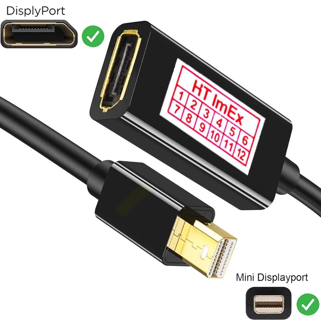 Adapter Mini DP auf DisplayPort Buchse Kabel für Lenovo Thinkpad Workstation