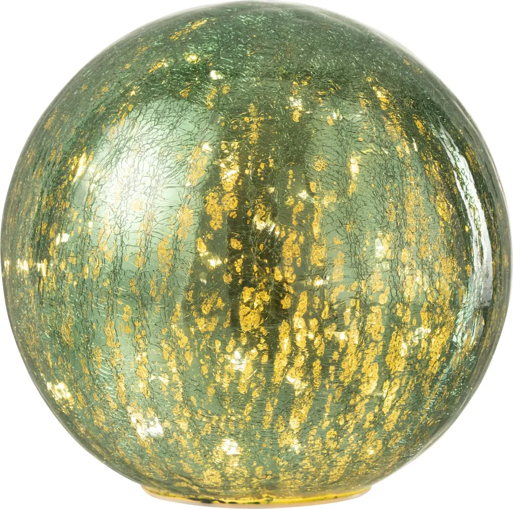 Boule LED J-Line verre vert Large : illuminez vos coins sombres chic