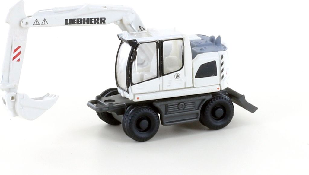 Lemke Minis LC4268 Spur N Liebherr Compact Bagger m. Tieflöffel, weiß