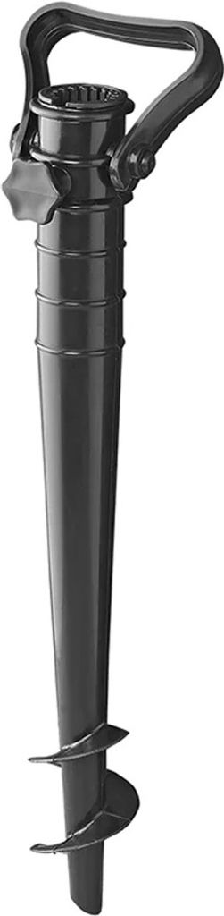 Camping Rasendorn Bohrer für Sonnenschirm Sat Schüssel Wäschespinne 38cm schwarz