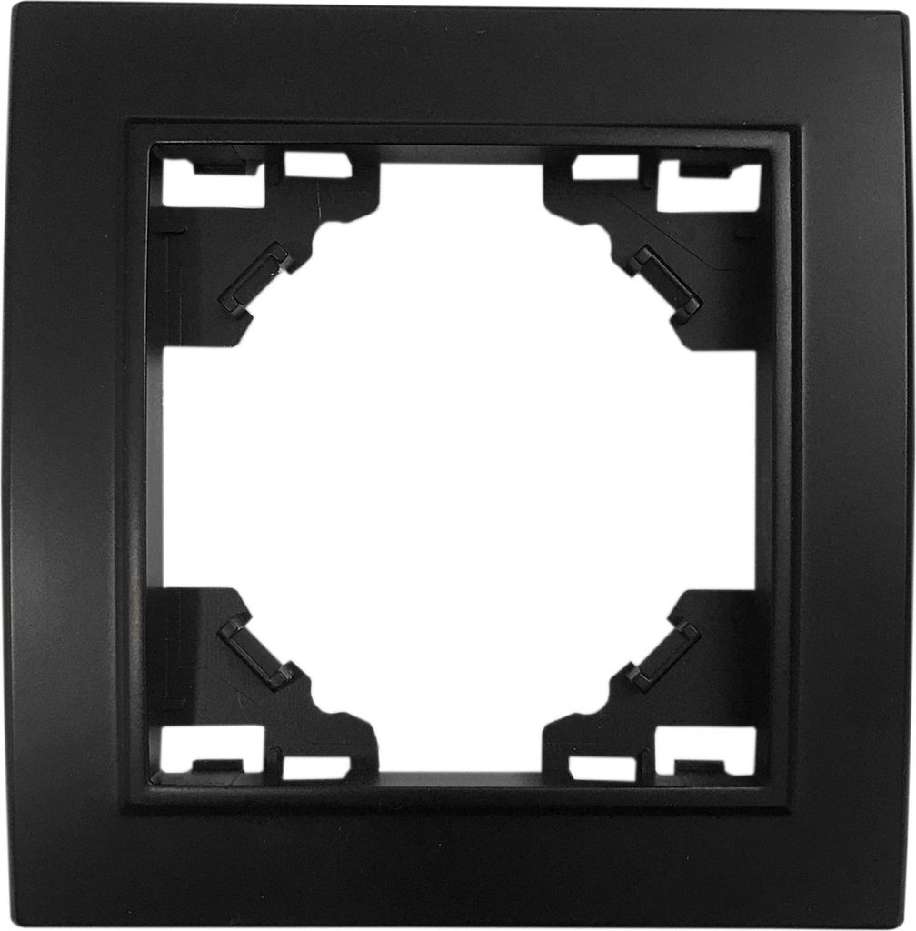 Rahmen 1-Fach für Steckdosen Schalter Unterputz 91x91x8,5mm Produktbild 