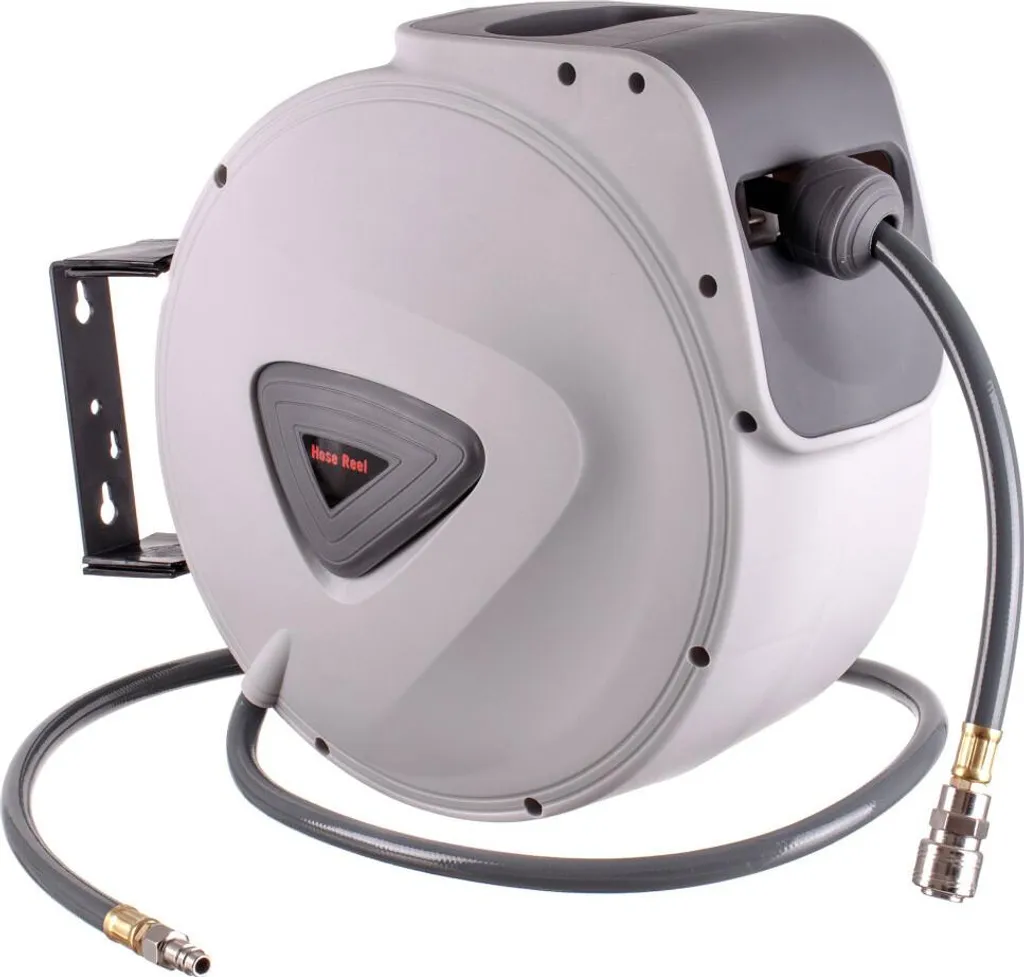 Enrouleur de tuyau pour air comprimé 15 mètres automatique TC Technic