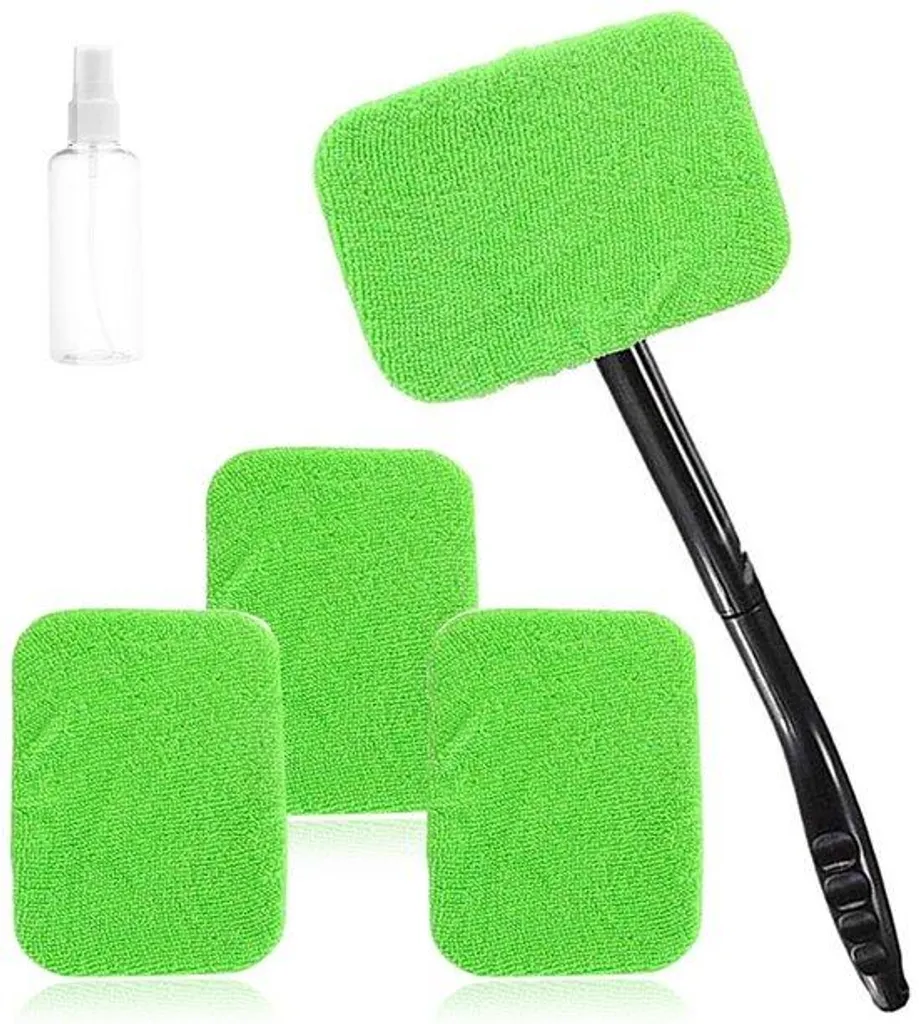 Kit nettoyage voiture microfibres haute densité et spray rechargeable
