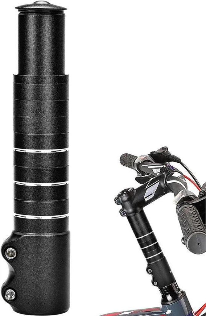 MTB Sturzhöher Extender 180mm 138mm Aluminiumlegerung - Schwarz mit Schraubenschlüssel für 28.6mm / 1-1/8'' Gabel