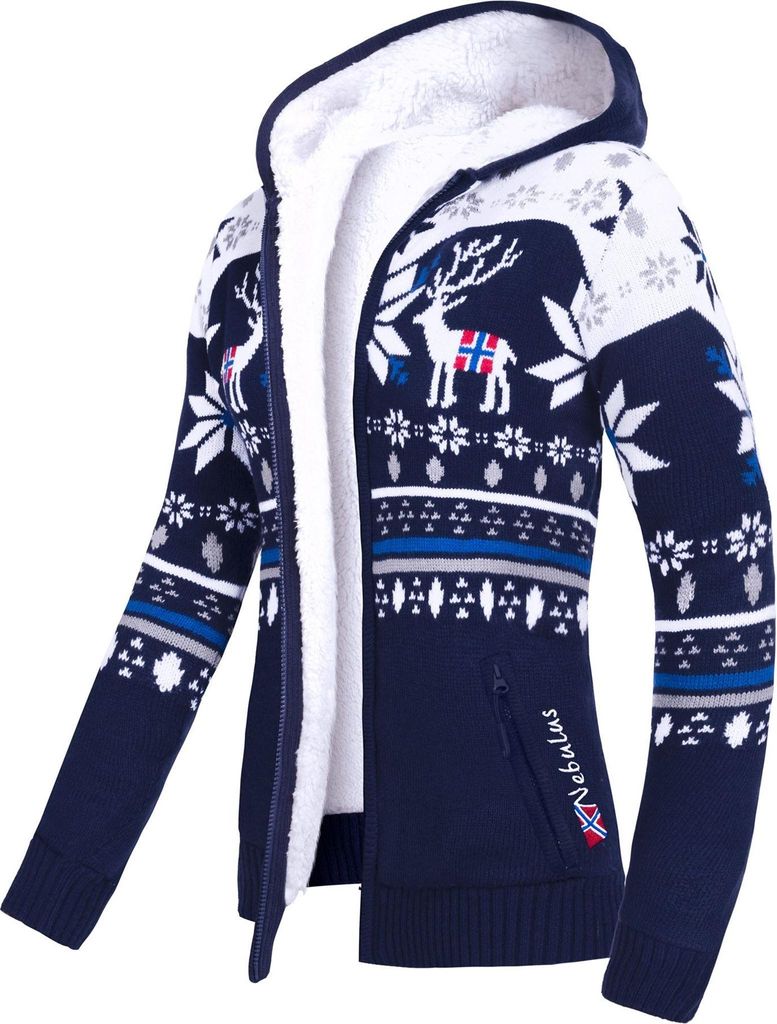 Chaqueta sudadera Nebulus Norweger con forro de pelo Imagen del producto 