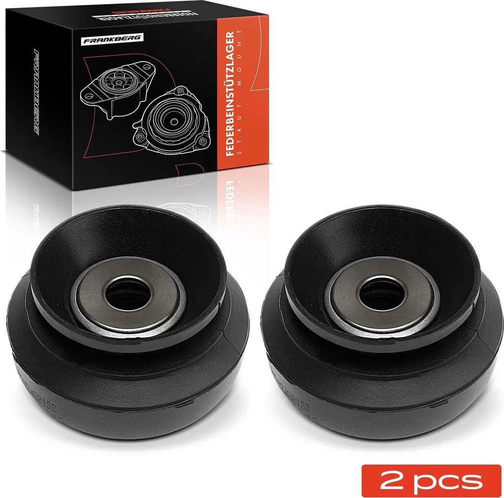 Kit 2 pivots de jambe de force pour réparation suspension Audi 80