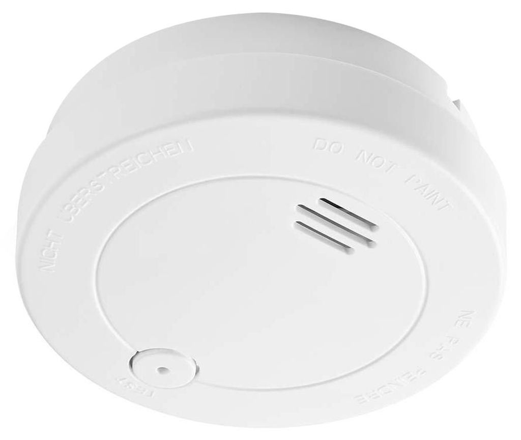 Nedis Rauchmelder - Batteriebetrieben - Batterie Lebensdauer bis zu: 1 Jahre - EN 14604 - Mit Testtaste - 85 dB - ABS - Weiss