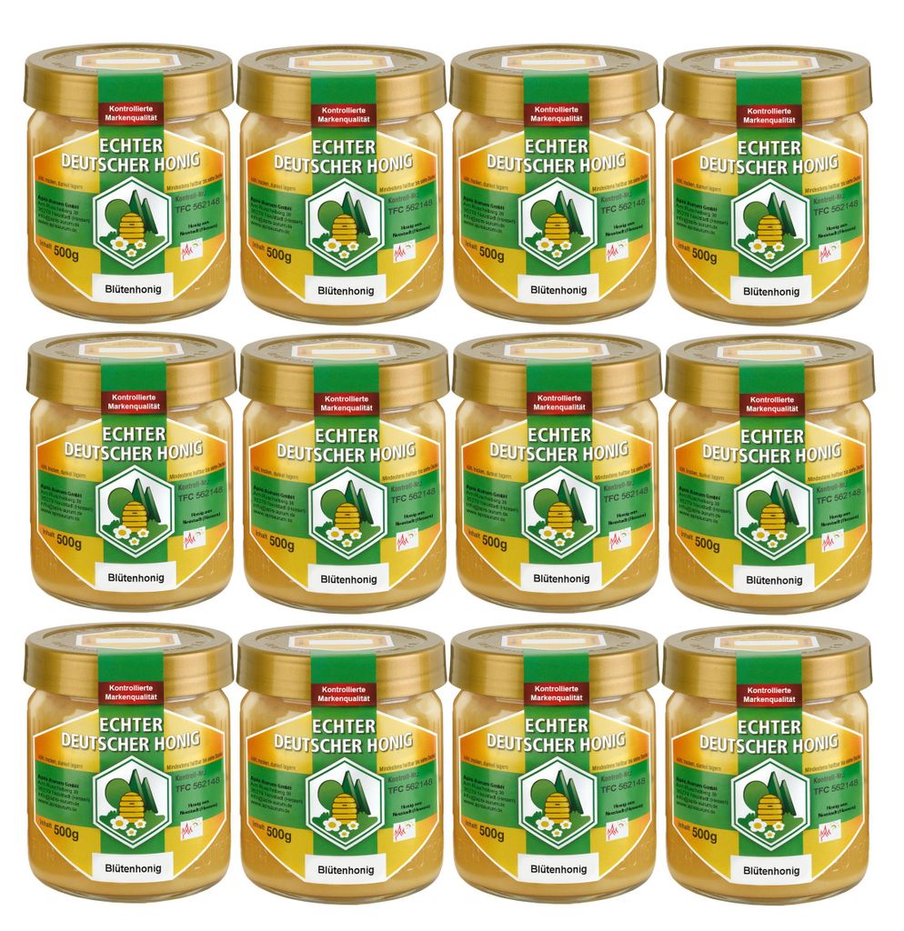 Echter Deutscher Honig vom Imker aus Neustadt (Hessen). 12 Produktbild 