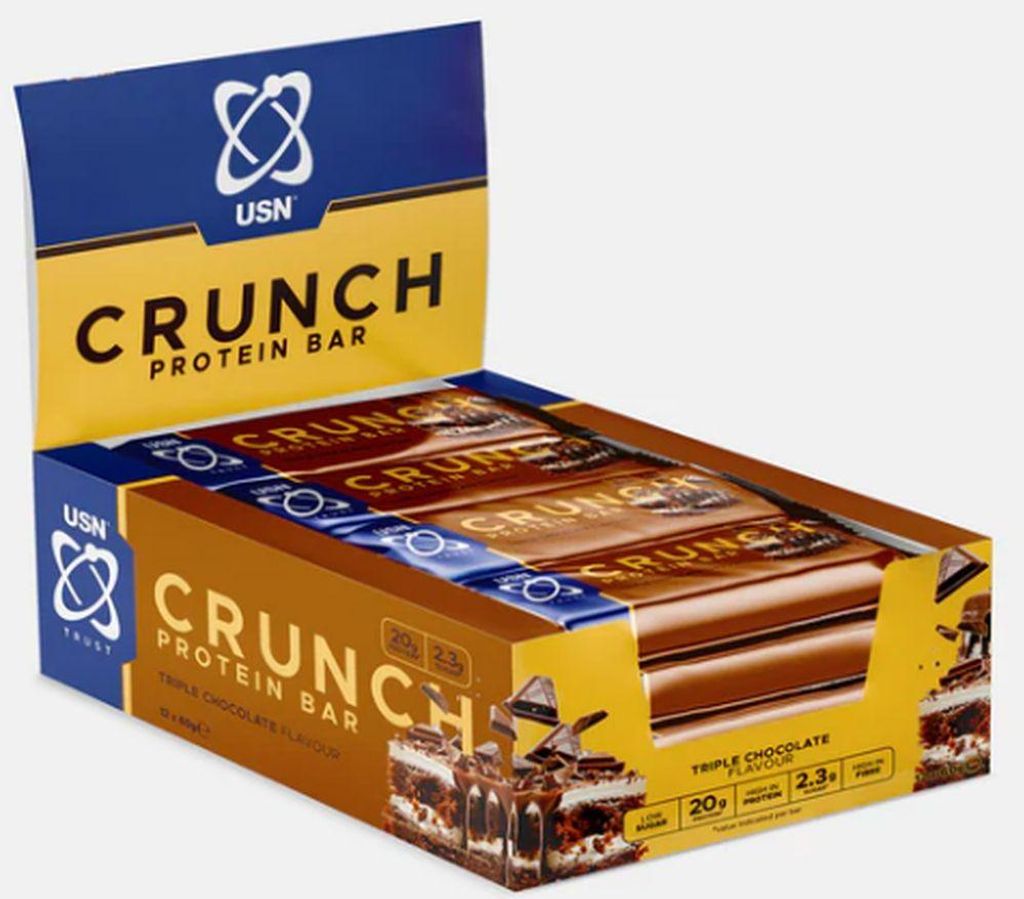 USN Trust Crunch High Protein Bar - 12 Riegel a 60 g Triple Produktbild 