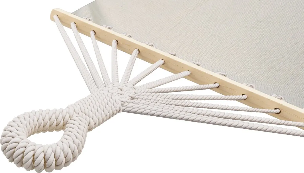 Amaca da Giardino Toledo Singola Beige Sofotel | Relax Cotone Resistente - 3