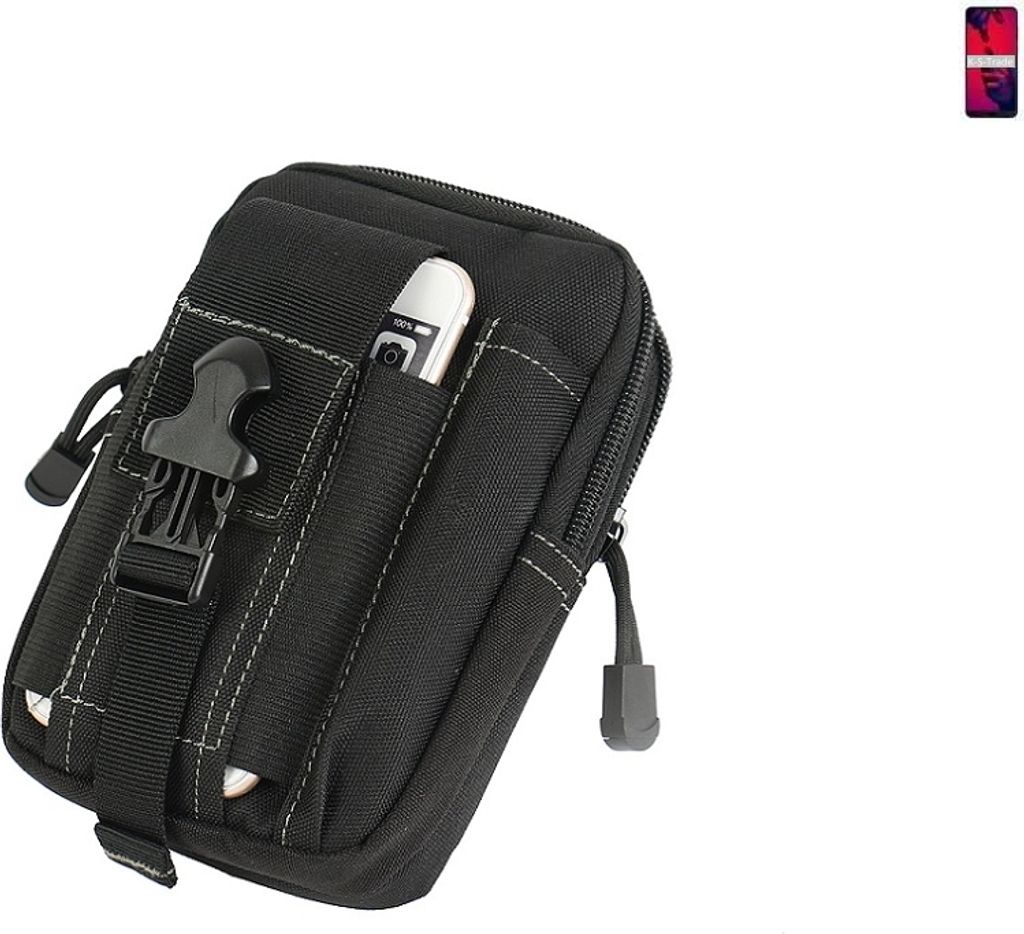 K-S-Trade Gürtel Tasche kompatibel mit Huawei P20 Pro Dual-SIM Gürtel-Tasche Holster Schutz-Hülle Handy Hülle Smartphone outdoor Handy-Hülle