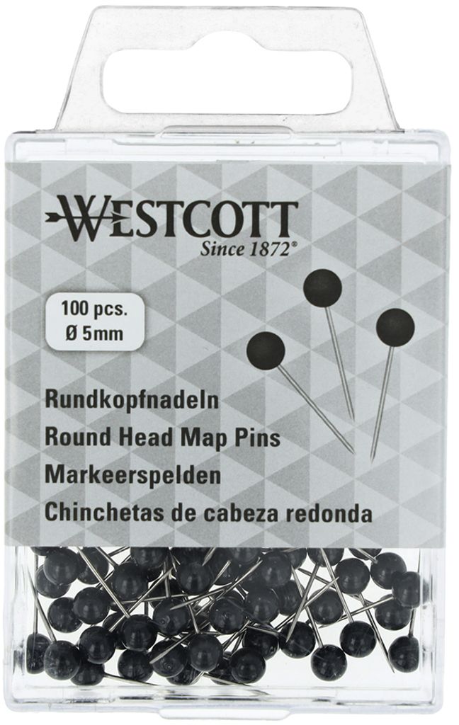 Aiguilles de marquage WESTCOTT taille 5 noir 100 pièces Image du produit 