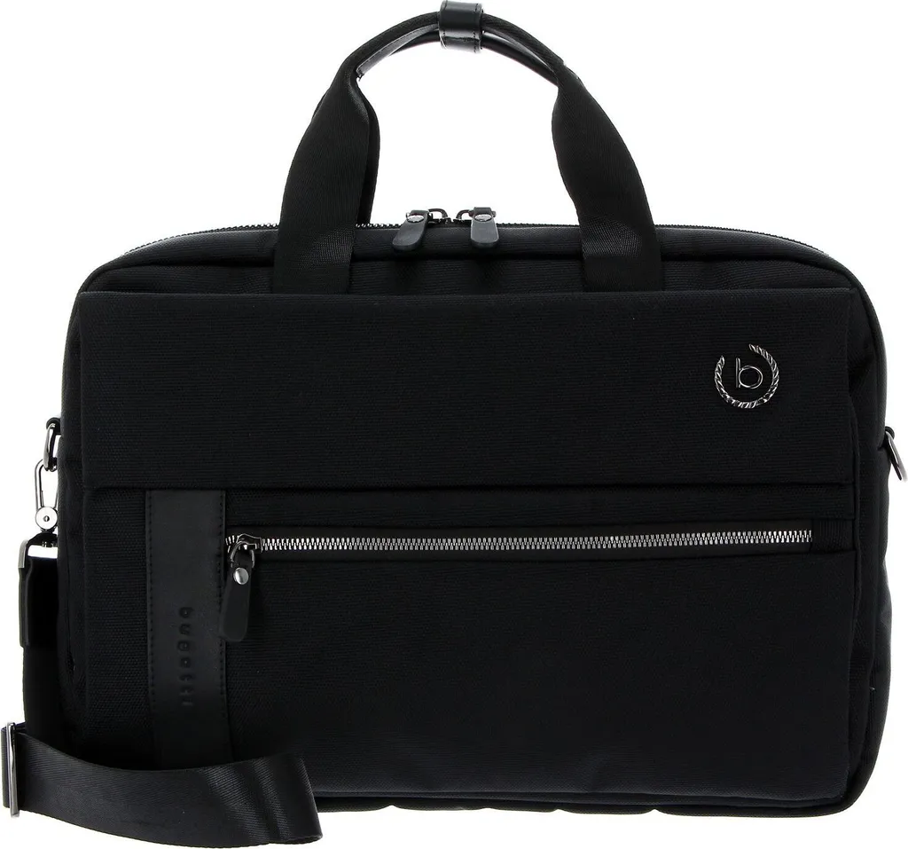 Borsa bugatti Nero Workbag: Proteggi il tuo Laptop con Eleganza Nera