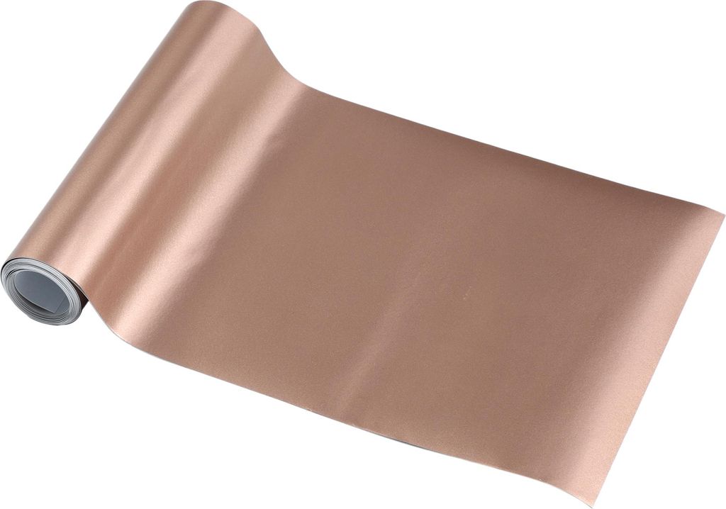 1 Stk. Autofolienfilm 0,5 ft x 59,84 Zoll Vinyl Wrap Cover Universal Auto Schutz PVC Roségold Ton Exterieur Interieur