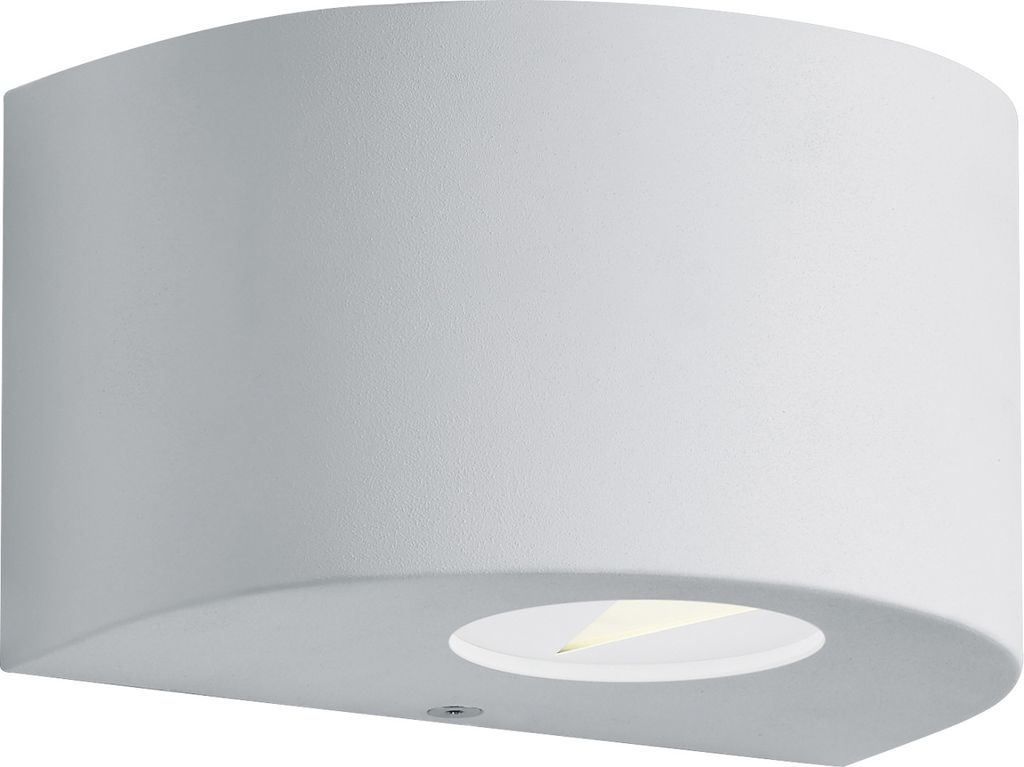 Reality Leuchten LED Außen-Wandleuchte Rosario weiß matt Produktbild 