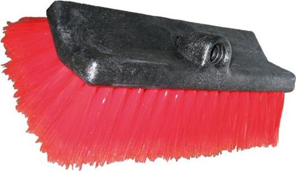 Rote doppelseitige Bürste 25cm mit weichen Fasern - Pronet