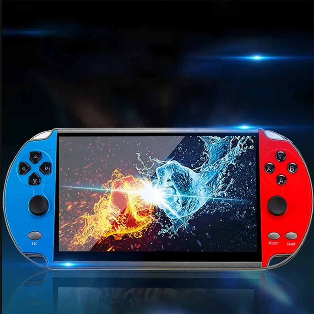 Console de jeu portable PSP rétro avec double joystick et écran 4,3 pouces - 6