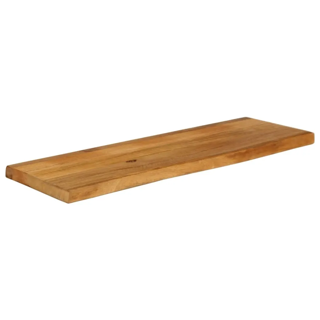 Top Tavolo Mango SYFAX Massiccio 120x40cm Bordo Vivo Elite