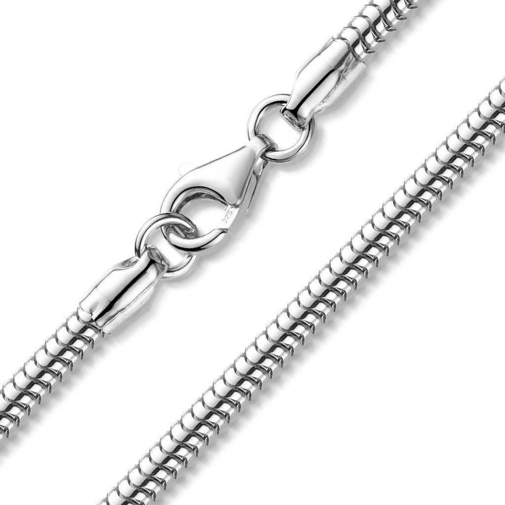 MATERIA by Matthias Wagner Damen Schlangenkette 925 Silber Produktbild 