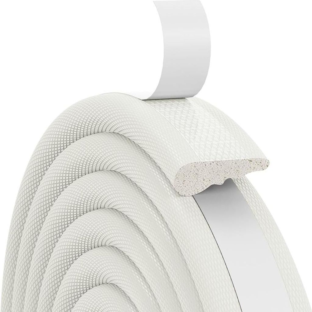 Zugluftdichtung für Türen - Fenster Zugluftdichtung - selbstklebende Zugluftdichtung - Garagentorabdichtung - Schallisolierung und wasserdicht f...