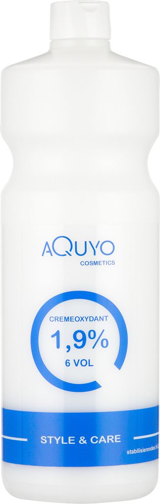 Creme Oxydant Entwickler 1,9% 1000ml (6 Volumen) für das Mischen zur Haarfärbung, Tönung oder Blondierung | Oxidationscreme 1,9 prozent | Oxidan...