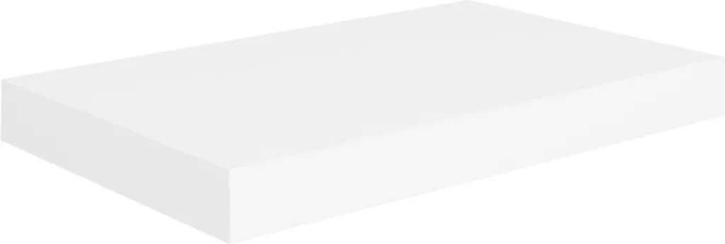 SYFAX™ Mensola Floating Bianca 40x23 - Decorazione Parete Moderna MDF