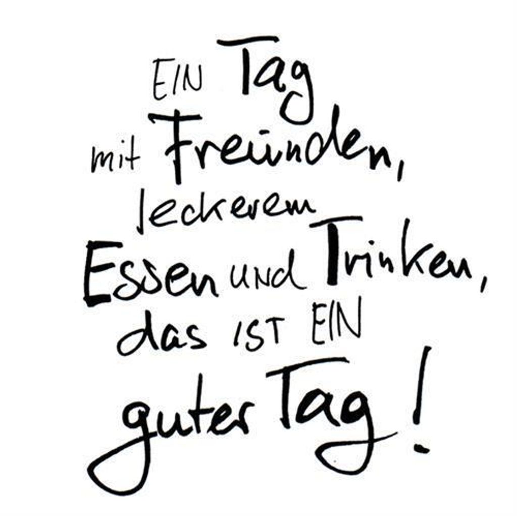 20 Servietten "Guter Tag" / Größe: 33x33cm Produktbild 