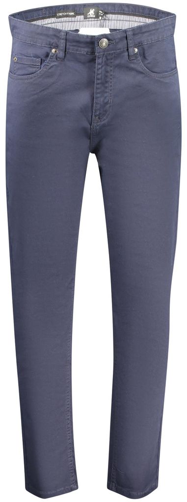 Große Herrenjeans Blau mit 5 Taschen und Logo - Stilvoll und Praktisch