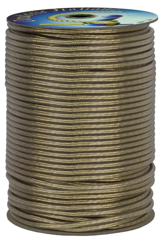 Fil à linge robuste en acier laitonné 5 mm longueur 100 m haute qualité