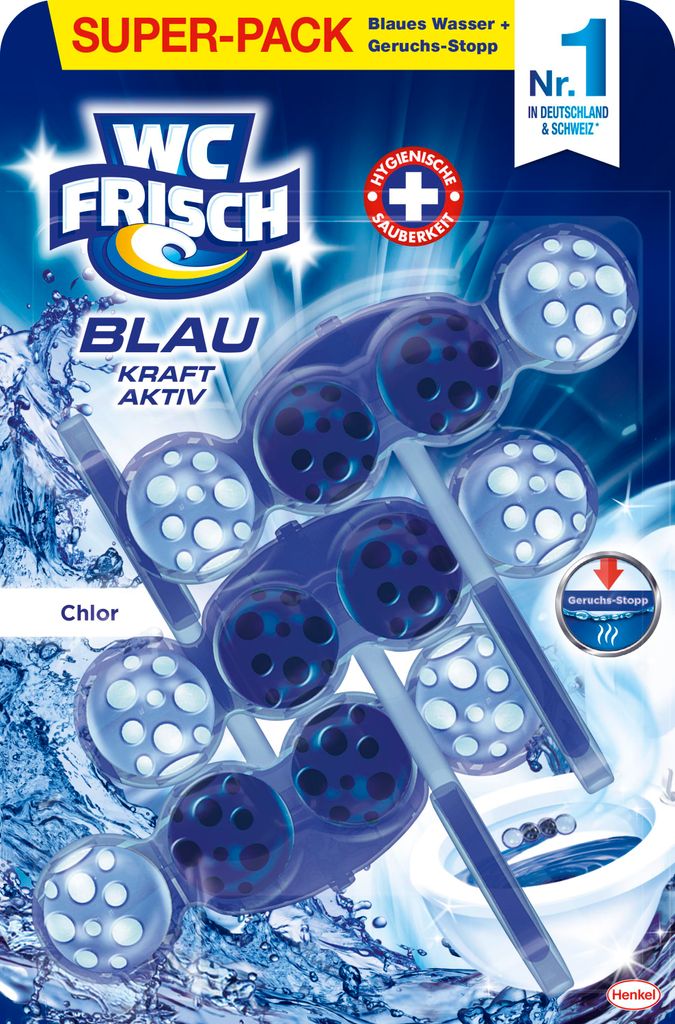 WC Frisch Kraft-Aktiv niebieski nabłyszczacz Chlo Zdjęcie produktu 