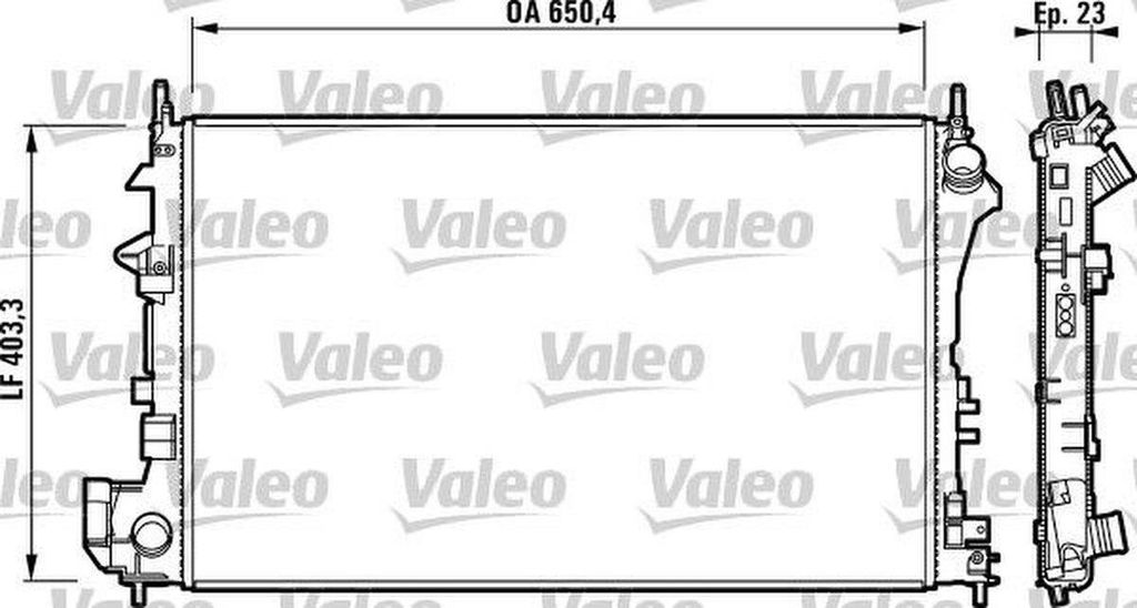 VALEO Kühler, Motorkühlung 732879