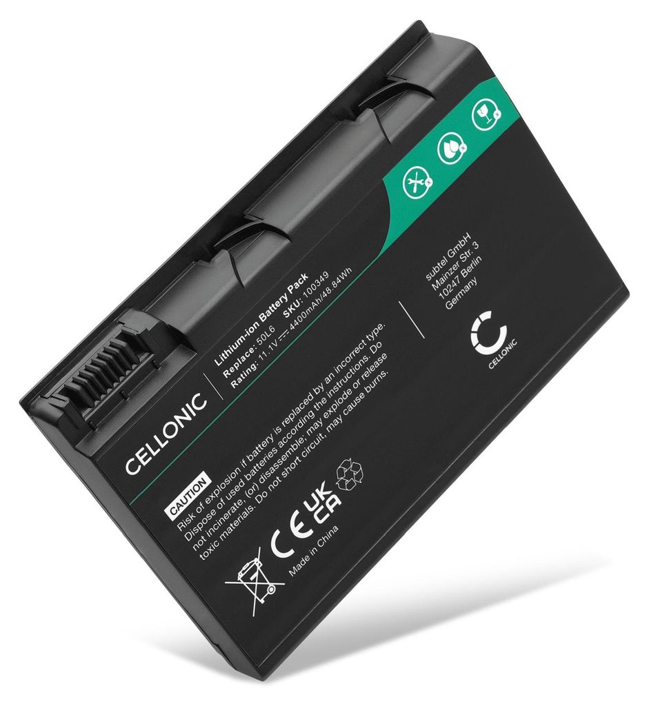 CELLONIC 1x Akku für Notebook Kompatibel mit Acer Produktbild 