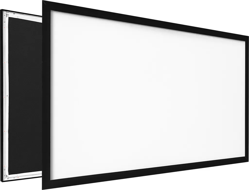 SucceBuy Schermo 110 Pollici 4K HD - Design Cornice Fissa Elegante