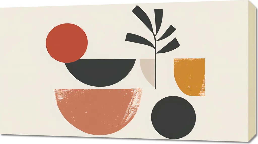 Quadro Moderno Giardino di Wola 90x50 - Decorazione Parete Design