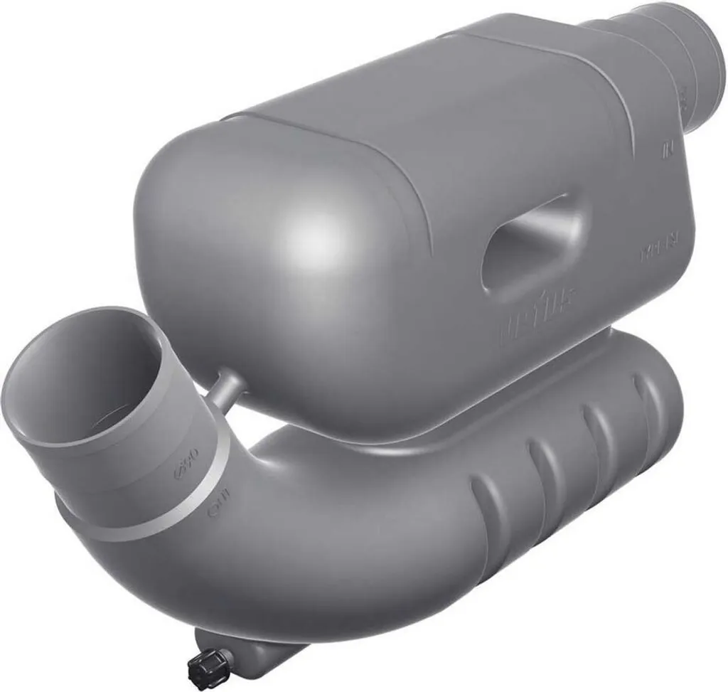 Vetus LSL75 Système d'Échappement avec Coude 75 mm pour Bateau Diesel