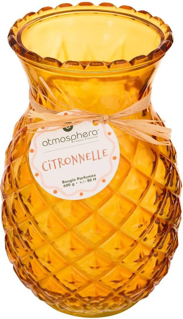 Duftkerze 600g fruity zitronengras - Atmosphera créateur d'intérieur