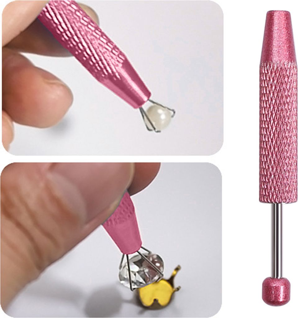 1/2/3-teiliges Schmuckgreiferwerkzeug, Messing, 4-Klauen-Diamantpinzette, tragbarer, einziehbarer Greifer fš¹r Pr?zisionsarbeiten, DIY-Schmuckrep...