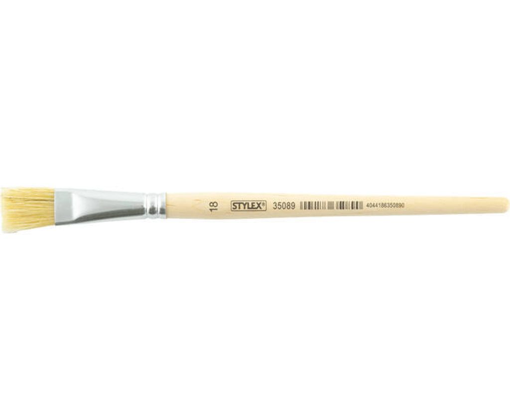 Stylex 35089 Borstenpinsel, Nr. 18 flach 1 Stück Produktbild 