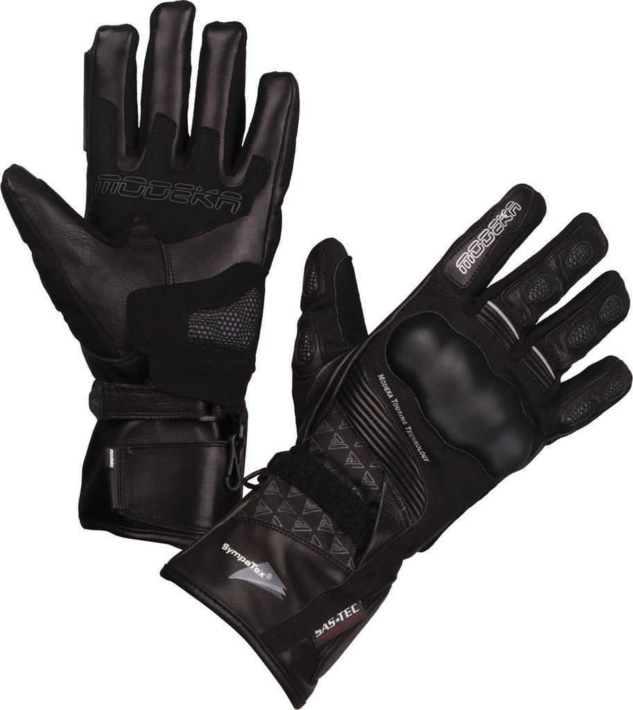 Modeka Panamericana Damen Motorradhandschuhe, schwarz, L