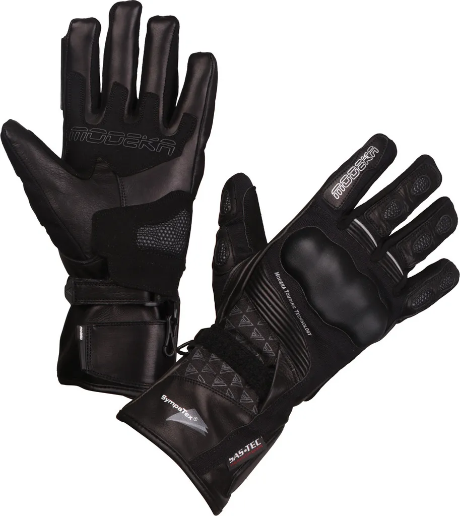 Gants moto femme Modeka Panamericana - Noir Taille M Touring