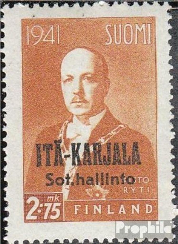 Briefmarken Finnische Bes. Ostkarelien 1942 Mi 19 Produktbild 