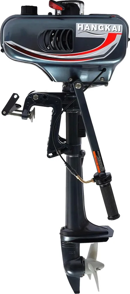 Moteur Hors-bord 3,5 CV à Deux Temps avec Inclinaison Réglable Noir