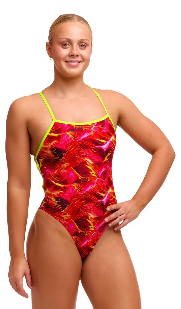 Maillot de bain Funkita femme Saucy Sonar taille 36 pour natation