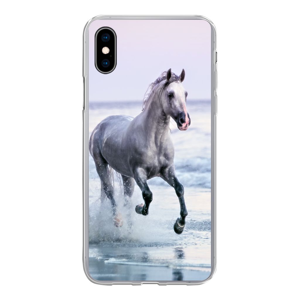 MuchoWow® Handyhülle Schutzhülle Hülle für iPhone Xs Pferde Produktbild 