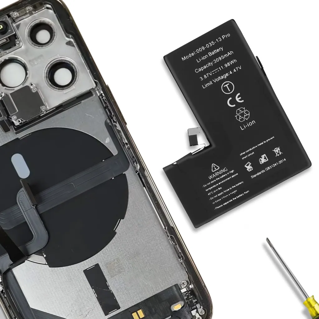 Clappio Decode PCB iPhone 13 Pro Batterie 3095mAh Noire Haute Qualité - 3