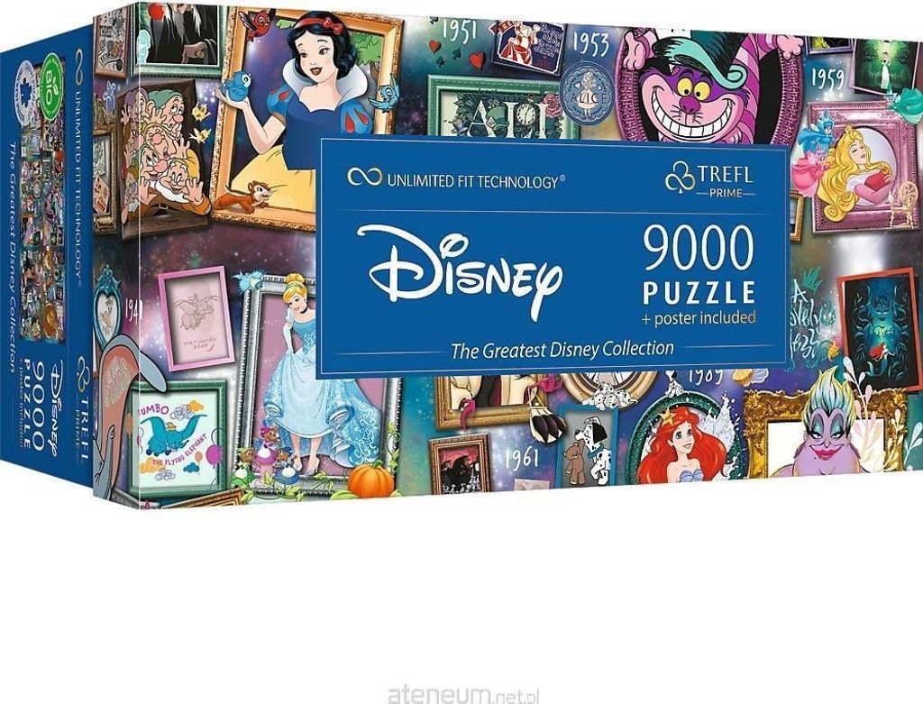 La più grande collezione Disney - Puzzle UFT 9000 pezzi Immagine del prodotto 